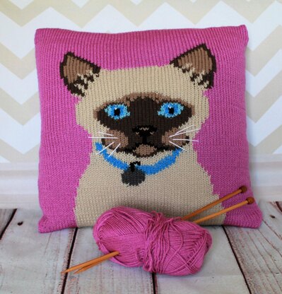 Siamese Cat Cushion Cover