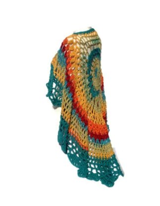 Asymmetric Rainbow Poncho