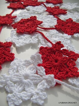 Snowflake Garland "Let it Snow"