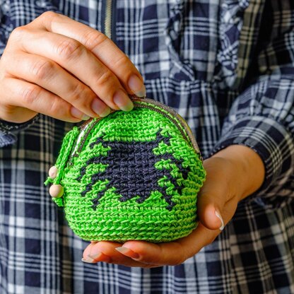 Halloween crochet purse set "Witch's picks"