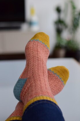 Colour therapy socks