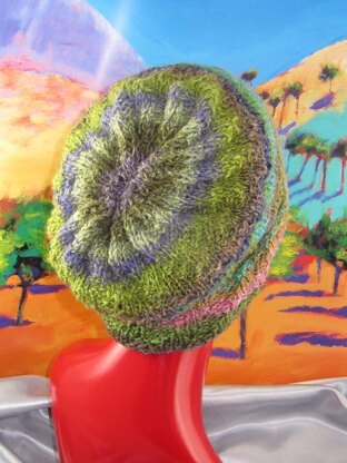 Silk Garden Swirl Slouch Circular