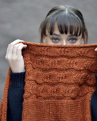 Honey Rye Shawl