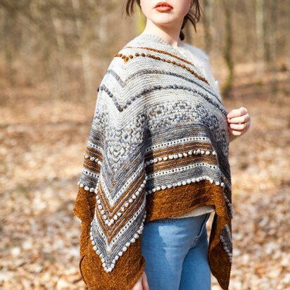 Inès Shawl - knitting pattern