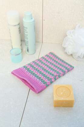 Tunisian Crossed Wash Mitt