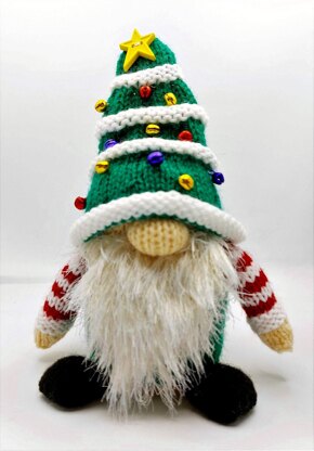 Tree Hat Christmas Gnome Gonk Orange Cover LH023