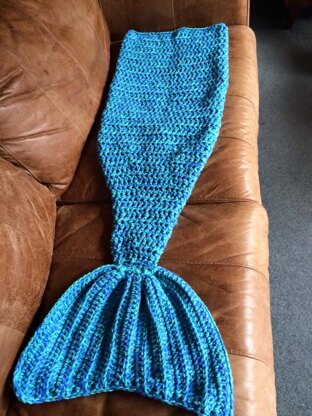 Mermaid tail cocoon