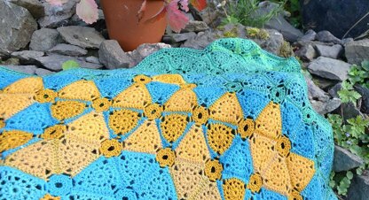 Cote de Lynmouth Crochet Blanket