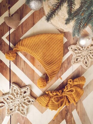 Vintage Pixie Beanie "Pompom"