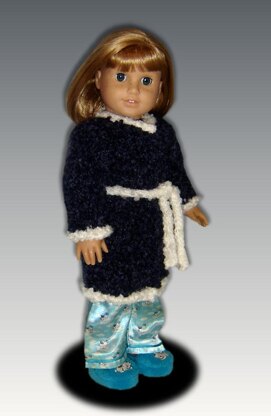 Bathrobe for American Girl and 18 inch dolls, 110