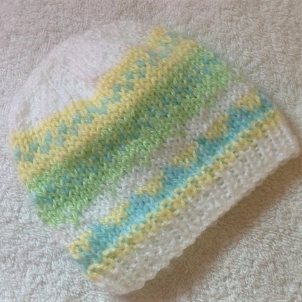 pattern baby hat #2