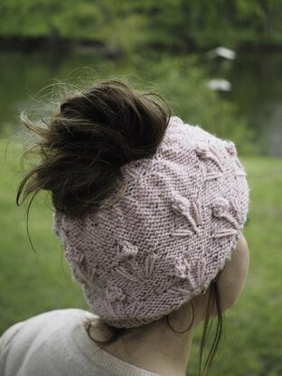 Child's Messy Bun Hat:  How Does Your Garden Grow?