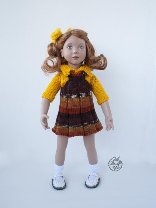 Outfit Autumn for doll 16"-18"