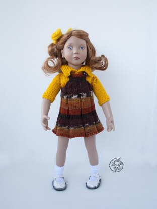 Outfit Autumn for doll 16"-18"