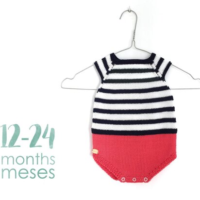 Size 12-24 months - Sailor Baby Romper