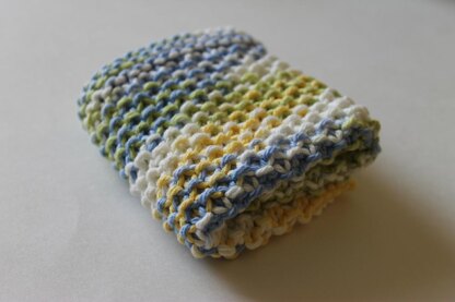 Simple Seed Stitch Dishcloth