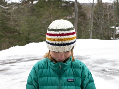 Hudson Bay Striped Beanie Hat Baby Children Women Men