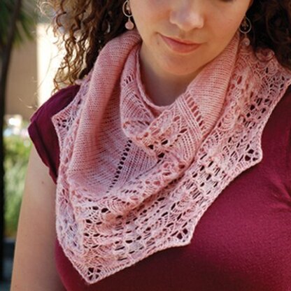 Kollage Yarns 3707 Bellingrath: A Shawlette And Sock Set