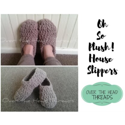 Oh So Plush! House Slippers