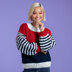 Everyday Stripe Sweater - Free Knitting Pattern for Women in Paintbox Yarns Wool Blend Super Chunky