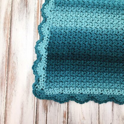 Elegant Ombre Baby Blanket