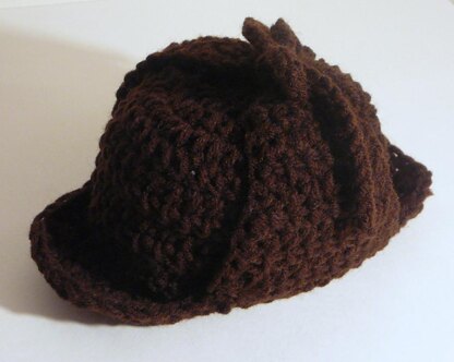 Deerstalker Sherlock Holmes Hat - Newborn to Adult