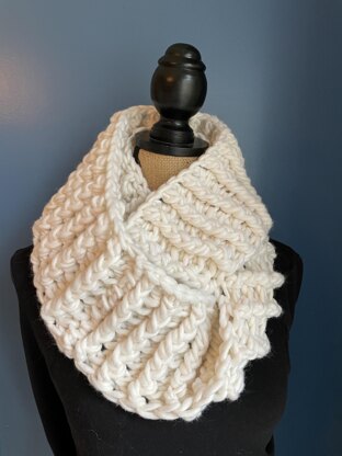 EASY Last-Minute Ribbed Scarf