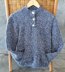 Dale - Lady and man’s sweater with pocket and buttoned neck