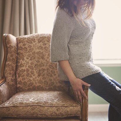 Knotted Pullover Sweater