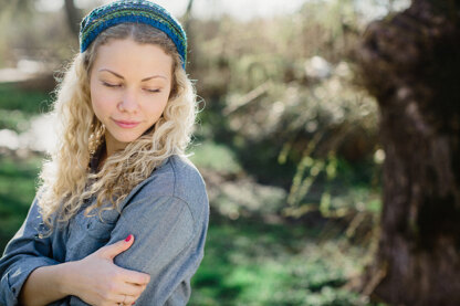 Candystripe Slouch Hat in SweetGeorgia Superwash Worsted - Downloadable PDF