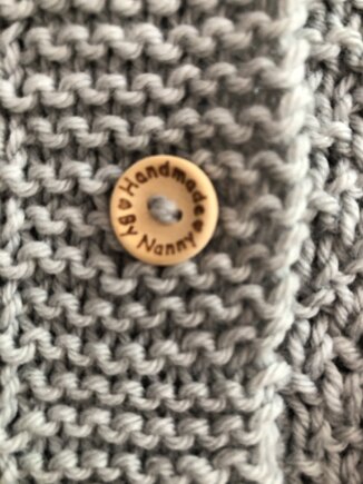 Cardi for granddaughter with special buttons #2