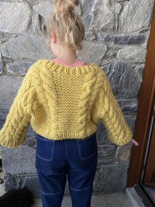 Olivia all-in-one cabled jumper