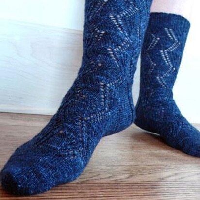 Crooked brook sock - knitting pattern