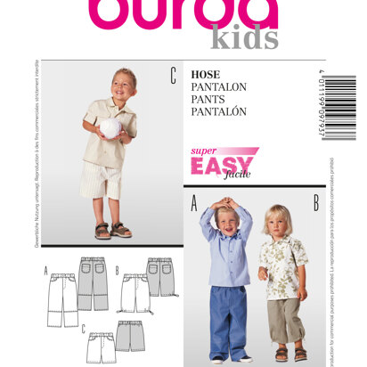 Burda B9793 Trousers Sewing Pattern