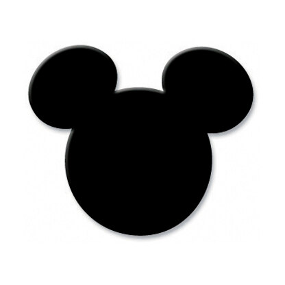EK Success Disney Paper Shapers Medium Punch - Mickey Icon, 1"