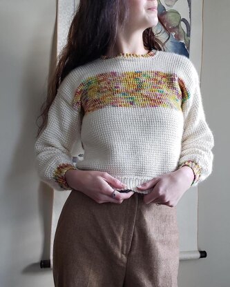 Wanderung Pullover: Tunisian Crochet