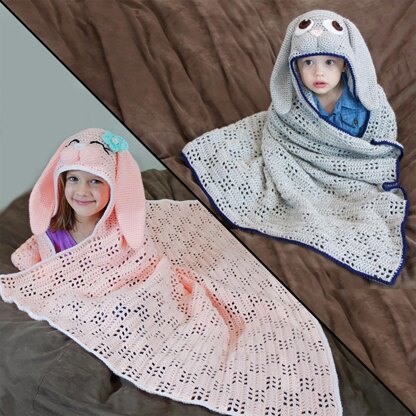 Hooded Bunny Blanket Pattern