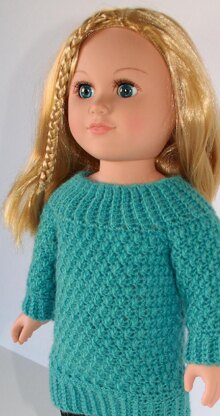 Cobblestones Sweater Dress for 18" dolls