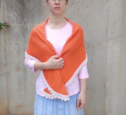 Creamsicle Shawl