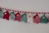 Mini Mittens Christmas Advent Calendar Garland