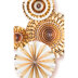 My Mind's Eye Basics Party Fans 4/Pkg - Gold Foil