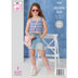 Cardigan and Top Knitted in King Cole Jamboree DK - P6348