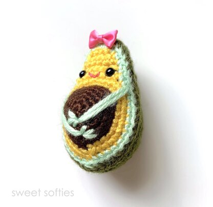 Pregnant Avocado Amigurumi