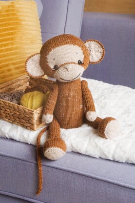 Knitting Pattern: Large Monkey