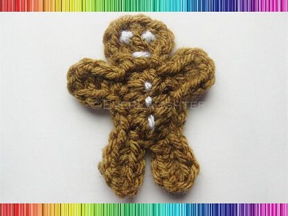 Gingerbread Man Applique