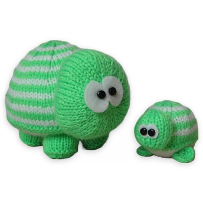 Tim and Tom Turtle - knitting pattern