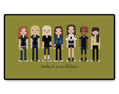 Pitch Perfect - PDF Cross Stitch Pattern