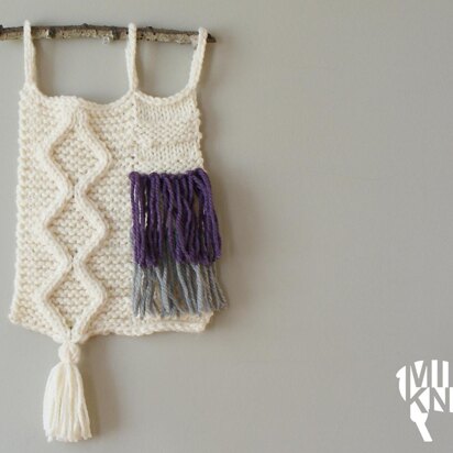 Cable Knit Wall Hanging (2015016)