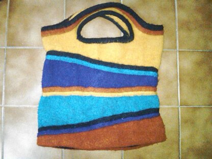 Tipsy Felted Bag