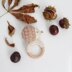 Hedgehog crochet pattern baby rattle toy Amigurumi pattern teether ring